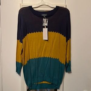 ModCloth color block sweater